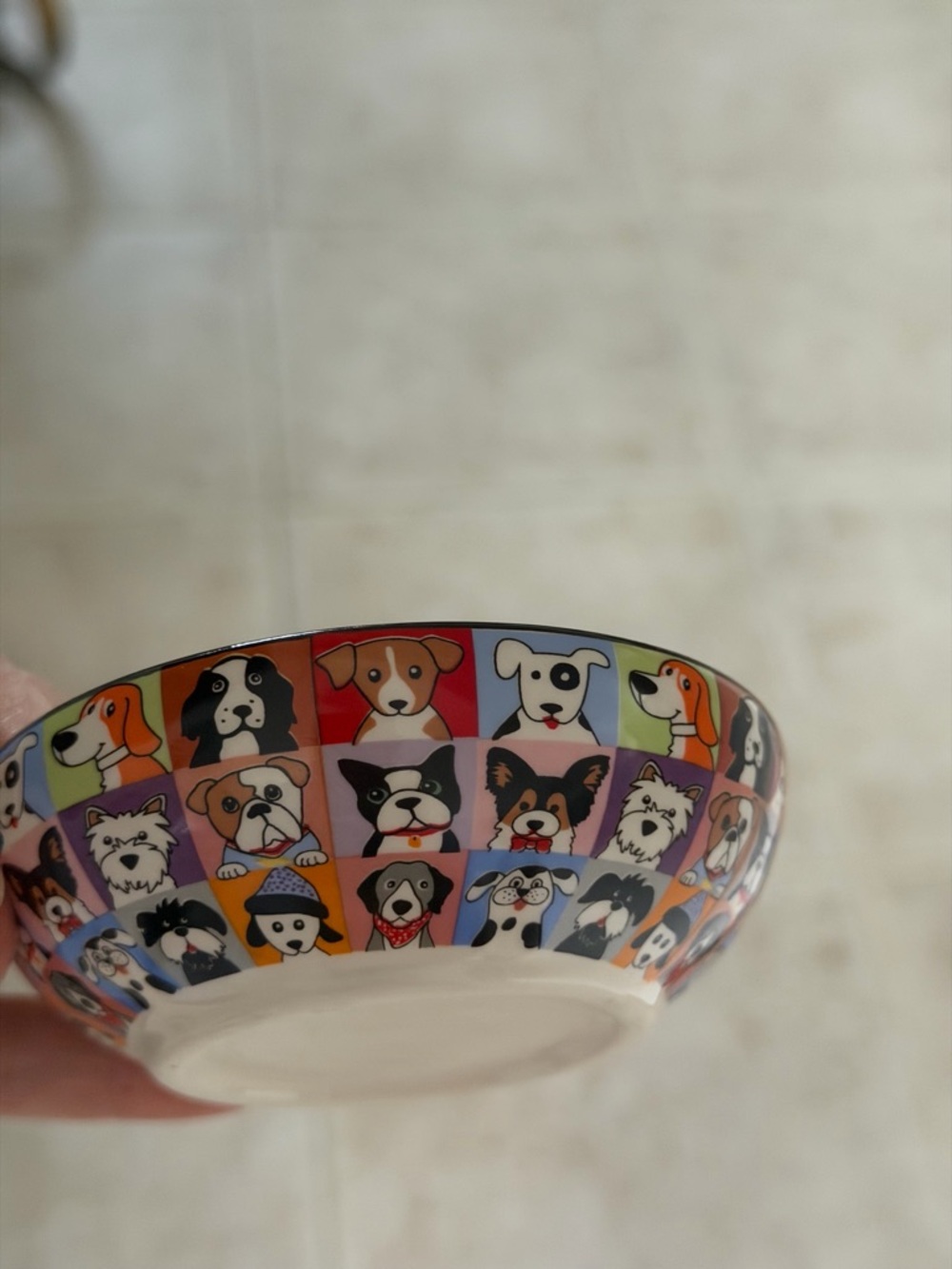 Multicolor Dog Pattern Ceramic measuring cup Set - Picture 9 of 16